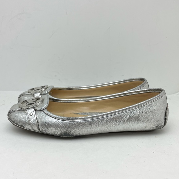 ✨Michael Kors Fulton Moccasin Metallic Silver - Picture 4 of 7